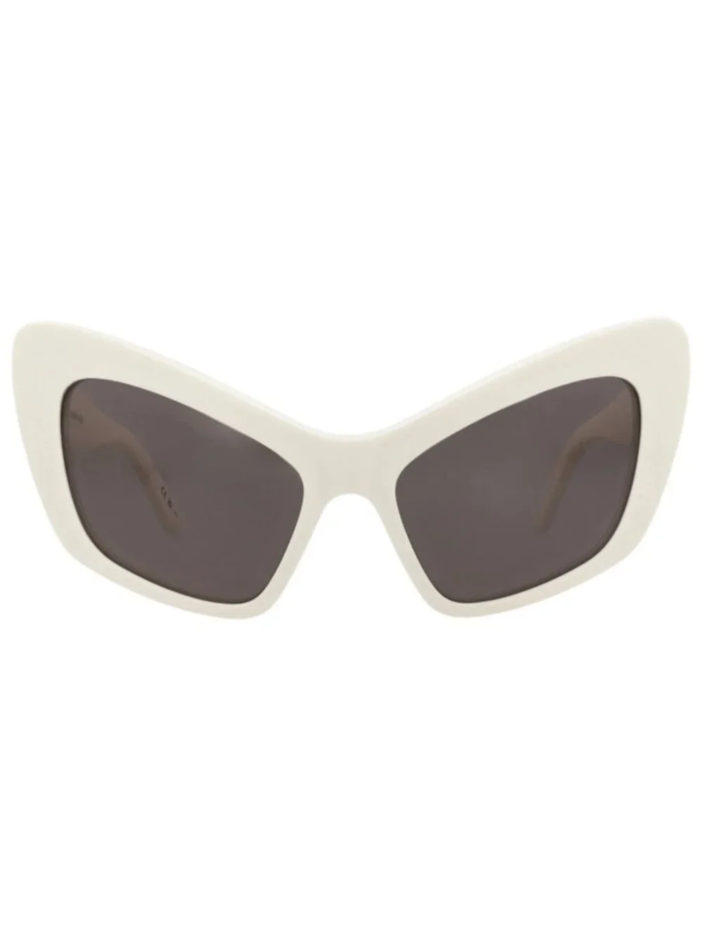 New Balenciaga Women's Sunglasses Cat Eye Recycled Acetate Frame White White